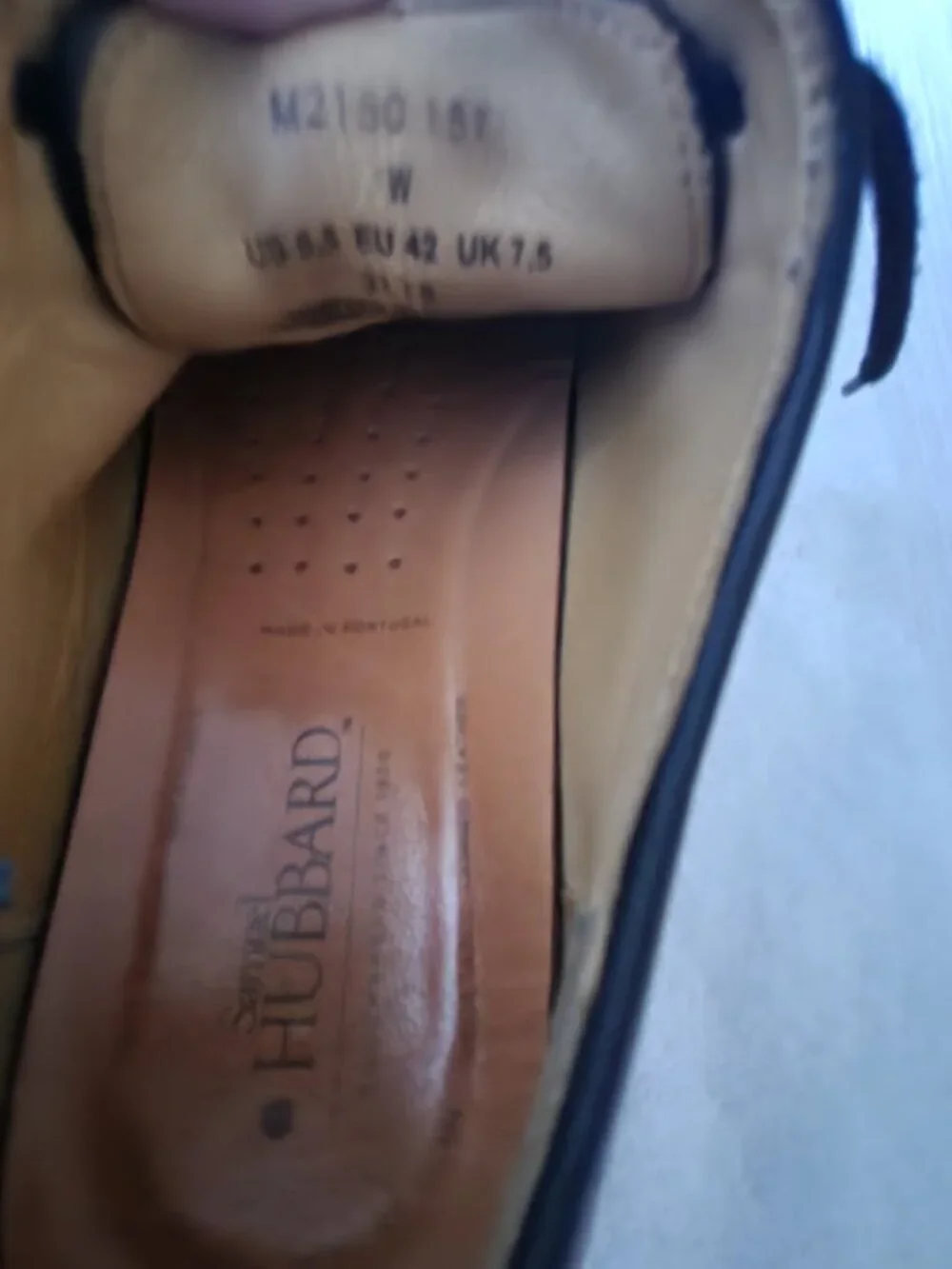 Samuel Hubbard Mens Highland Russet Leather Size 8.5 Wide